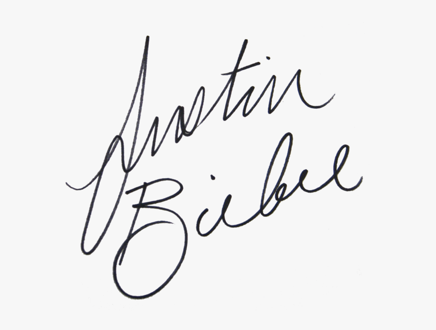 Justin Bieber Clipart Psd - Justin Bieber Signature, Transparent Clipart