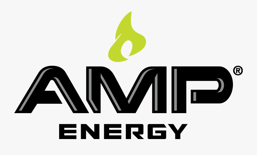 Transparent Energy Drink Clipart - Amp Energy Drink Logo, Transparent Clipart