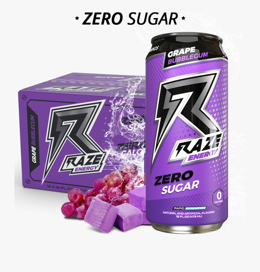 Transparent Monster Drink Png - Raze Energy Drink Flavors, Transparent Clipart