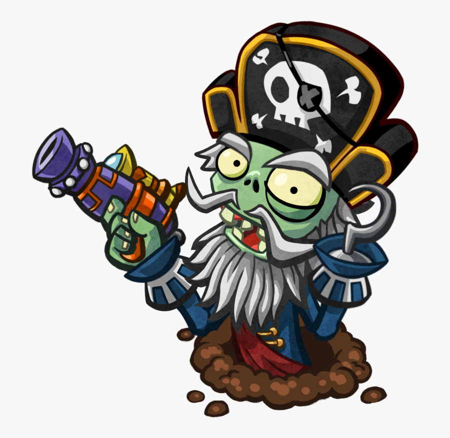 Captain Deadbeard - Plants Vs - Zombies - Garden Warfare - Plants Vs Zombies Capitan, Transparent Clipart