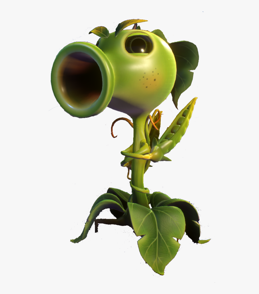 Transparent Plants Vs Zombies Clipart - Plants Vs Zombies Gw2 Peashooter, Transparent Clipart