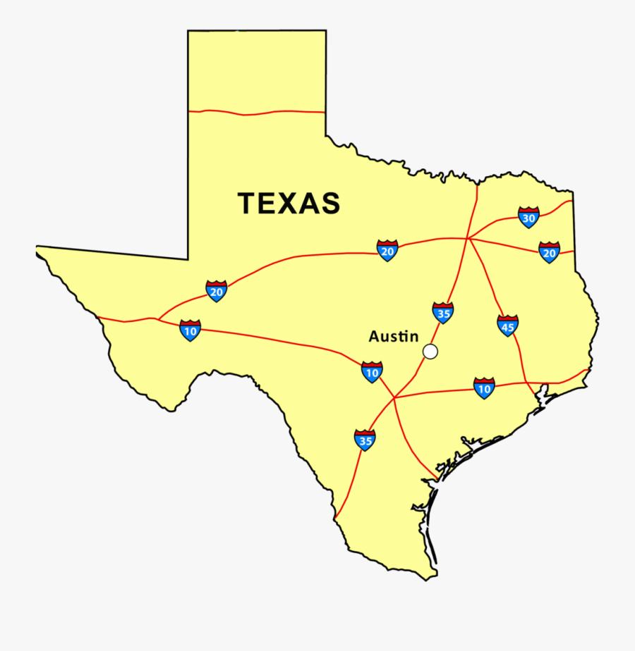 Audiovisual Services Provided To The Austin, Texas - Trinity River On Texas Map, Transparent Clipart