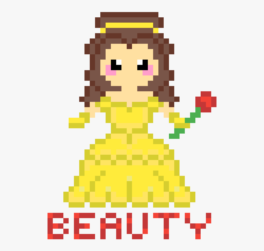 Belle Pixel Png, Transparent Clipart