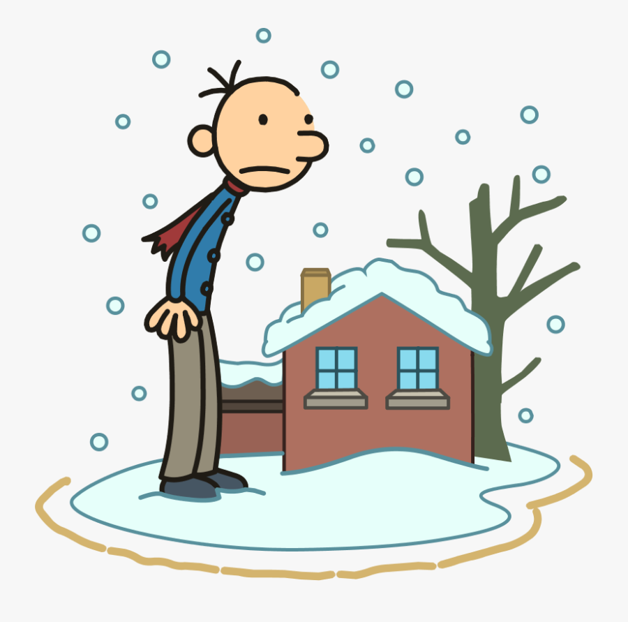 Greg Heffley House Cartoon Clipart , Png Download - Diary Of A Wimpy Kid Cabin Fever Greg, Transparent Clipart