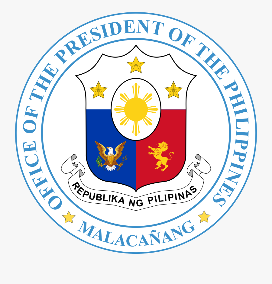 Transparent Presidential Seal Png - Office Of The President Philippines Logo, Transparent Clipart