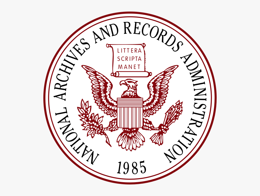 National Archives & Records Administration Logo - National Archives And Records Administration, Transparent Clipart