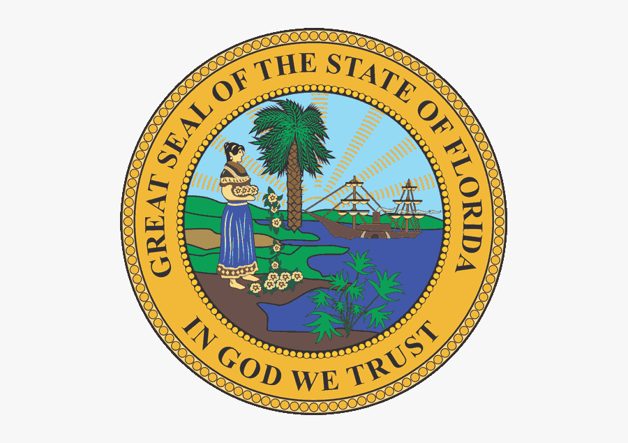 Florida Seal Vector - Norsu, Transparent Clipart