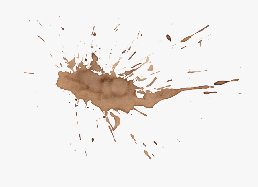 Transparent Mud Splash Clipart - Coffee Stain Transparent Background, Transparent Clipart