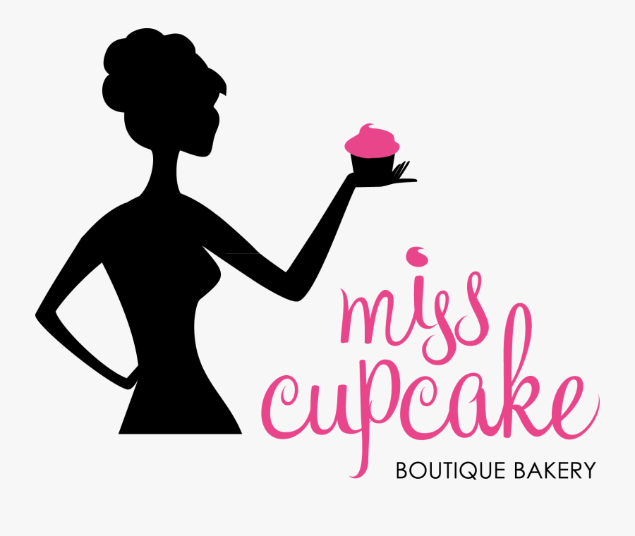 Miss Cupcake Logo, Transparent Clipart