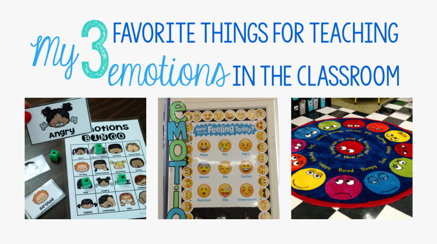 My 3 Favorite Things For Teaching Emotions In The Classroom - Circle, Transparent Clipart