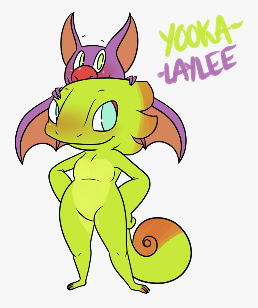 296kib, 1024x1024, Yooka Laylee By Emssik La-d8rowyo - Fem Yooka And Laylee, Transparent Clipart