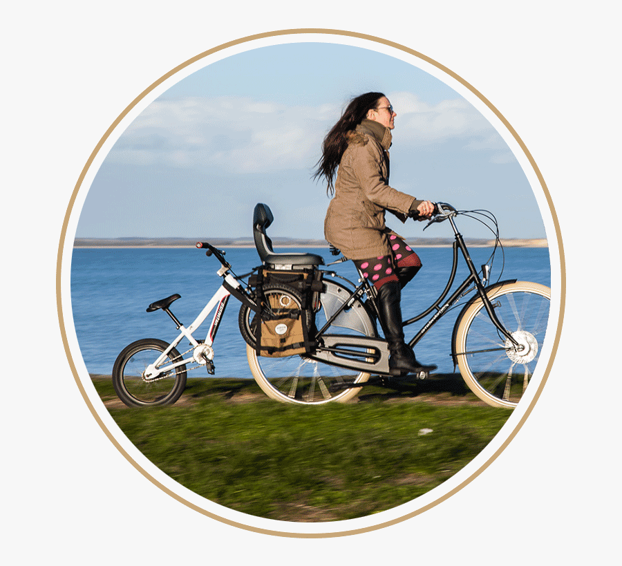 Bakkie Cycles Saddlebag Towing Bar Kidsbike - Tandem Bicycle, Transparent Clipart