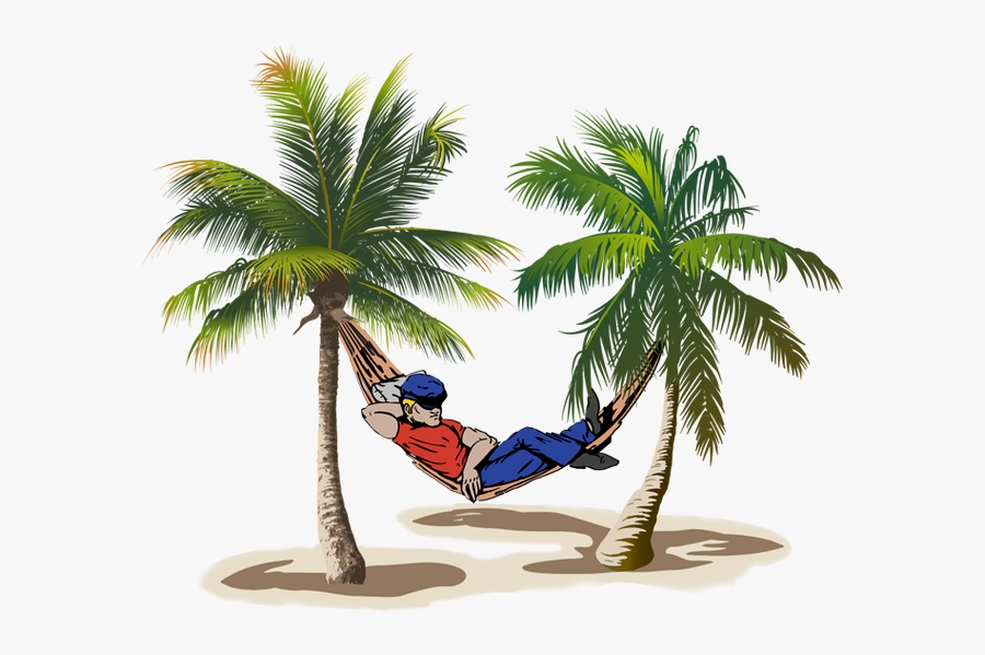 Hammock Clipart Rest - National Relaxation Day 2018, Transparent Clipart