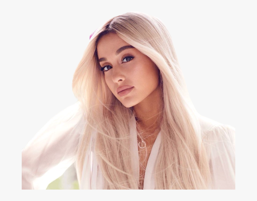 Clip Art Pretty Blonde Girl - Ariana Grande, Transparent Clipart