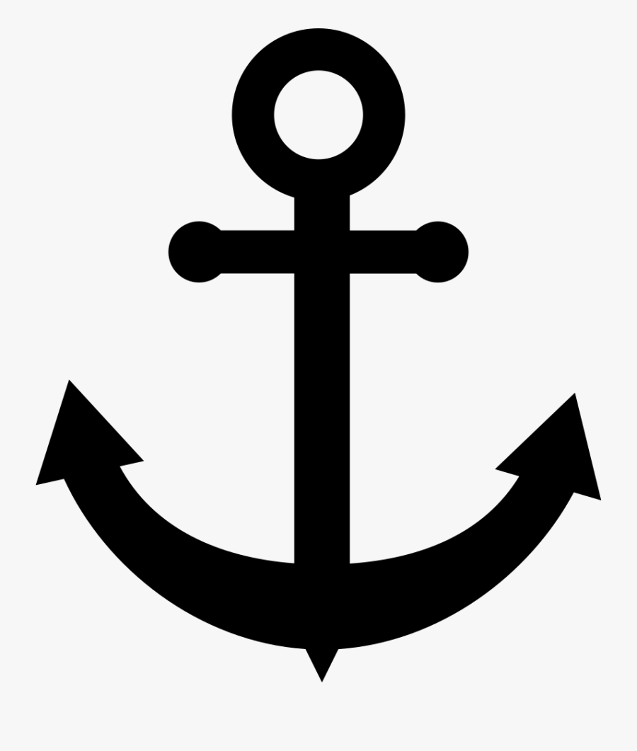 Anchor Outline Svg - Sailor Anchor, Transparent Clipart