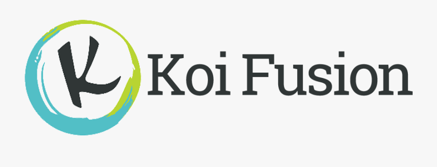 Koi Fusion Logo - Graphic Design, Transparent Clipart