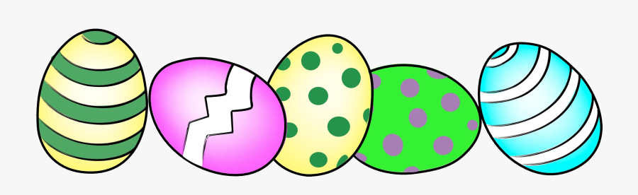 Easter Clip Row - Easter Eggs Clipart Border , Free Transparent Clipart ...