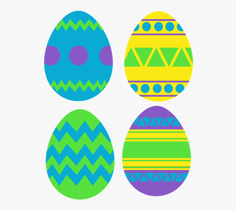Easter Egg Clip Art Free - 復活 節 彩蛋 卡通, Transparent Clipart