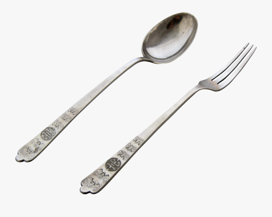 Spoon - Silver Fork And Spoon, Transparent Clipart