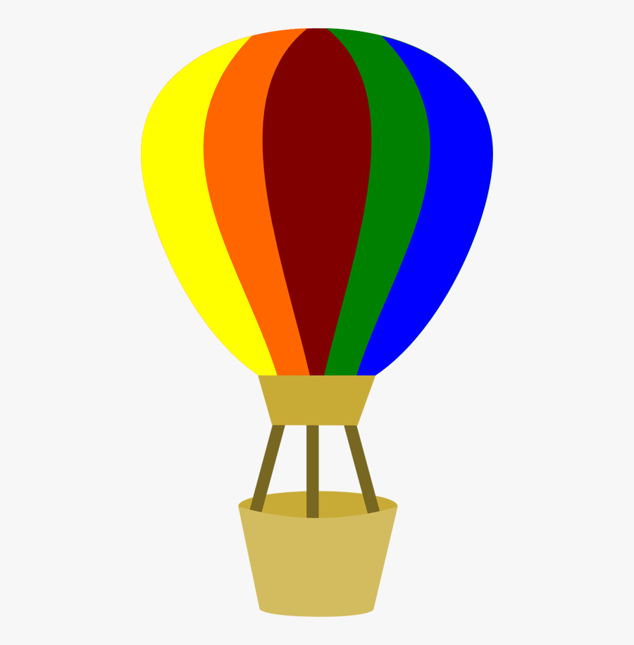 Hot Air Balloon Cutting File, Transparent Clipart