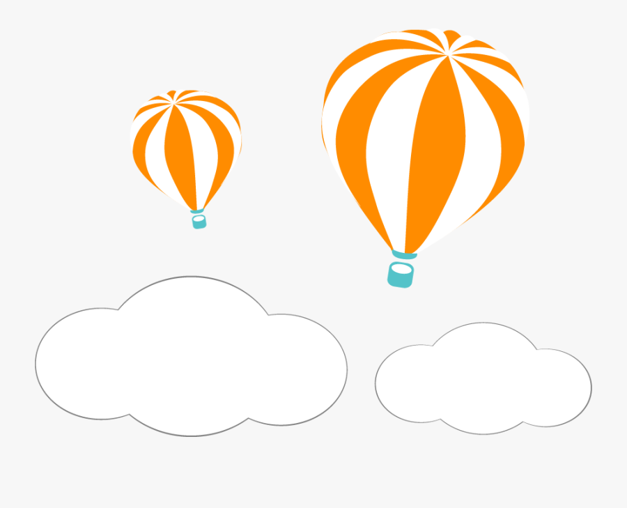 Hot Air Balloon, Transparent Clipart