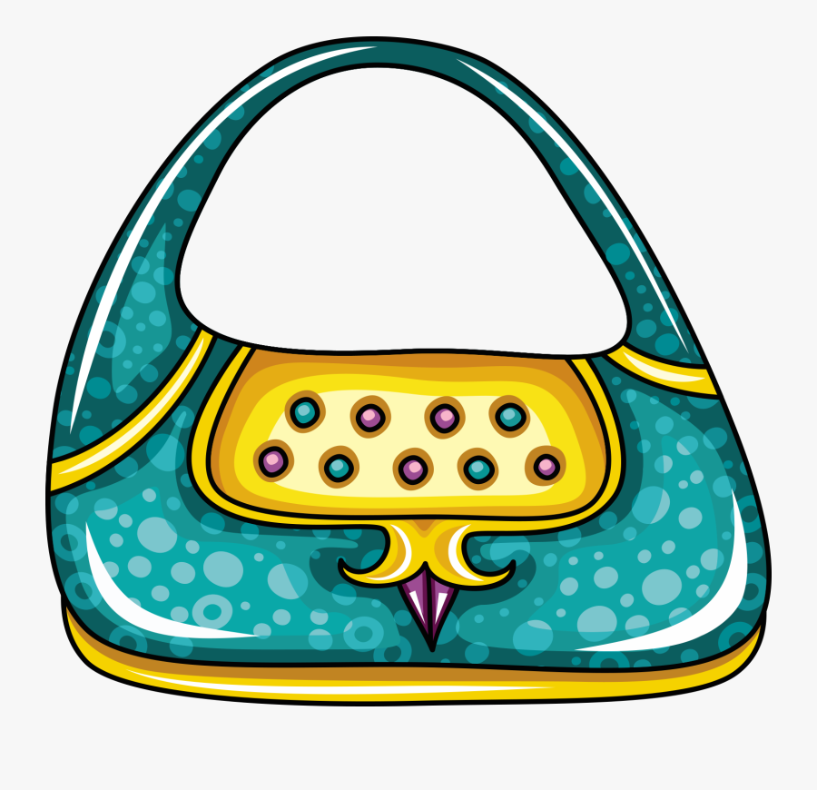 Handbag Bag Cartoon Download Hq Png Clipart - Cartoon Bolsas Desenho, Transparent Clipart