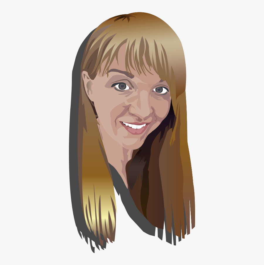 Blonde, Woman, Girl, Female, Avatar, Face, Transparent Clipart