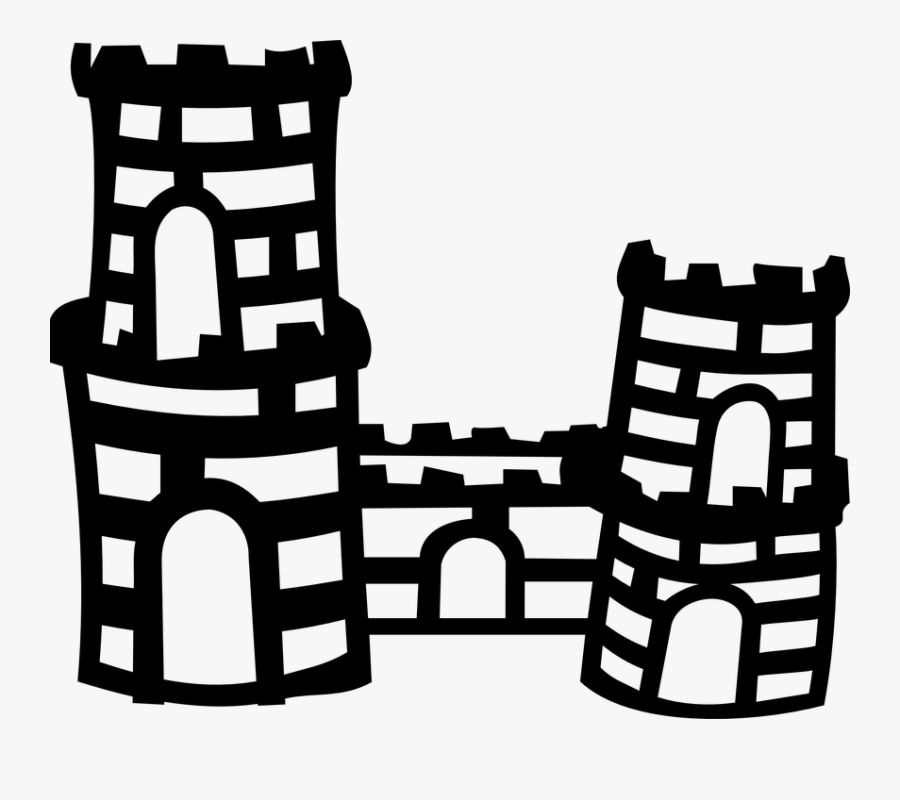 Castle, Towers, Medieval, Middle Ages, Bricks, Stone, Transparent Clipart