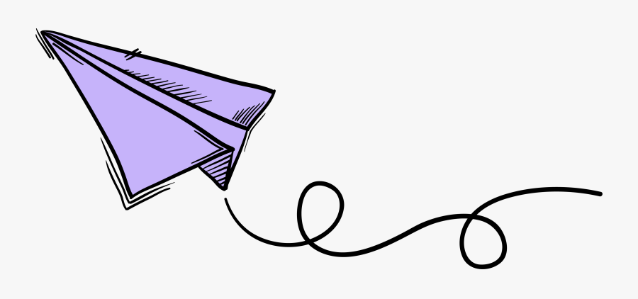 Paper Plane, Transparent Clipart