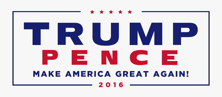 Trump Pence Logo Font, Transparent Clipart
