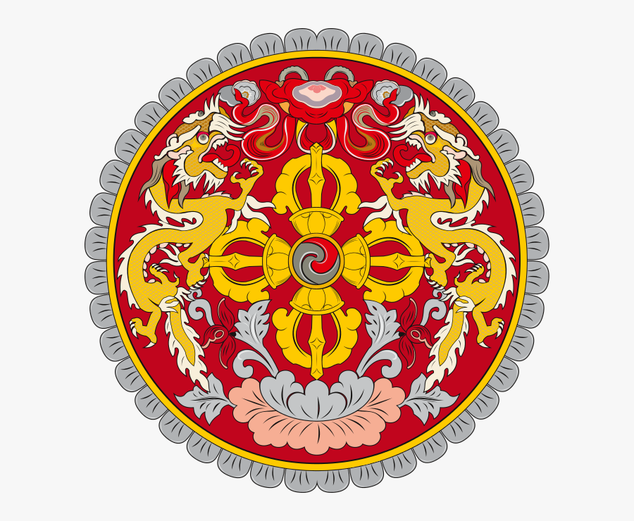 Emblem Of Bhutan - National Symbol Of Bhutan, Transparent Clipart