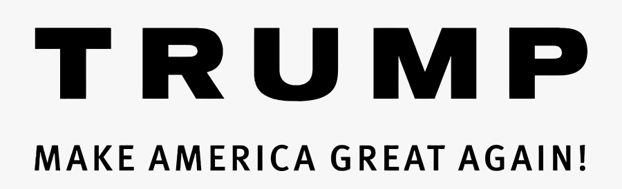 Trump 2016 Logo Black And White - Trump, Transparent Clipart