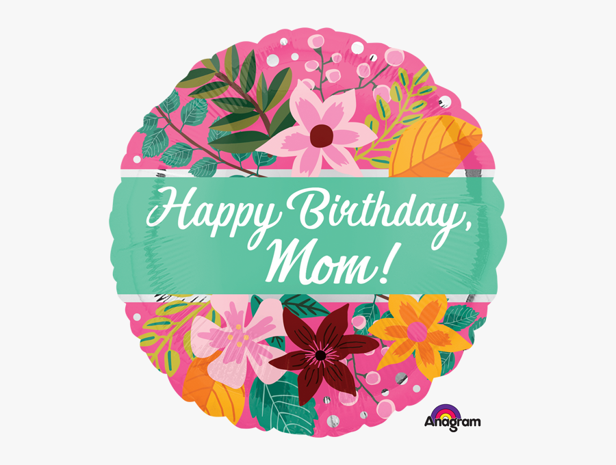 Happy Birthday Mom Bouquet, Transparent Clipart