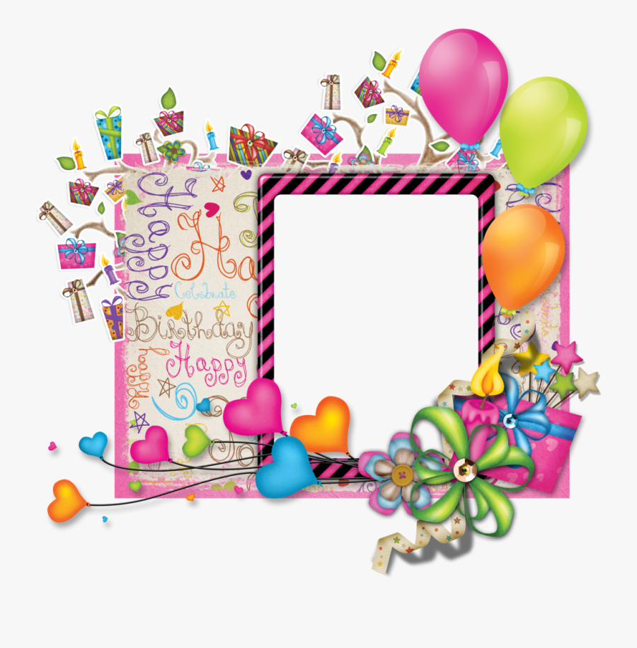 Design Birthday Frame Png, Transparent Clipart