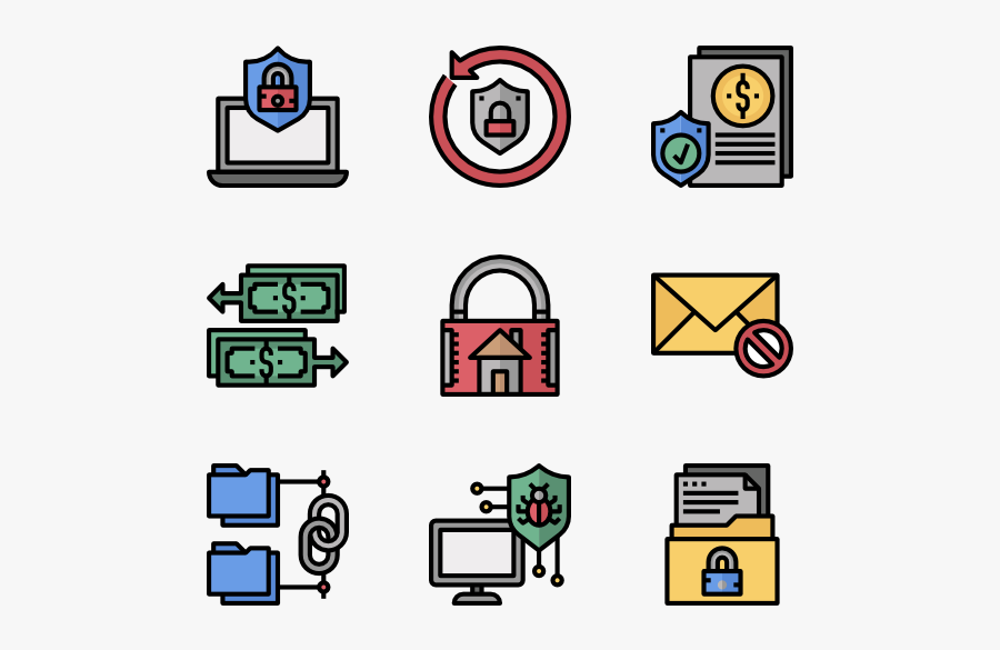 Security - Big Icons, Transparent Clipart
