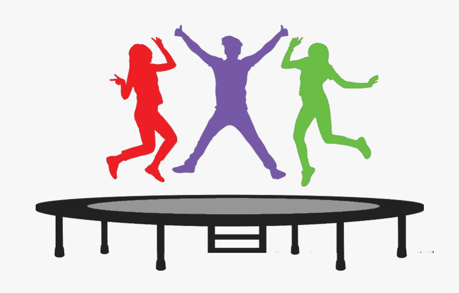 Trampoline - Jumping On Trampoline Png, Transparent Clipart