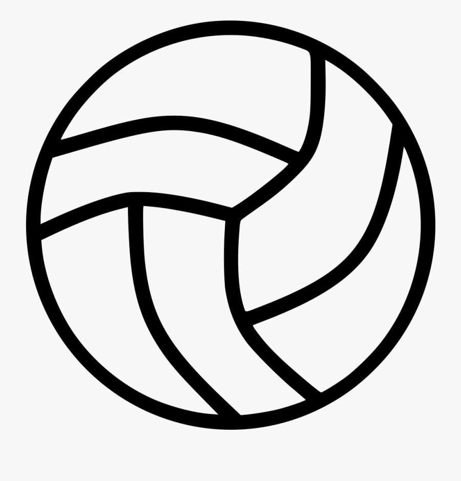 Volleyball Ball - Netball Ball Black And White , Free Transparent ...