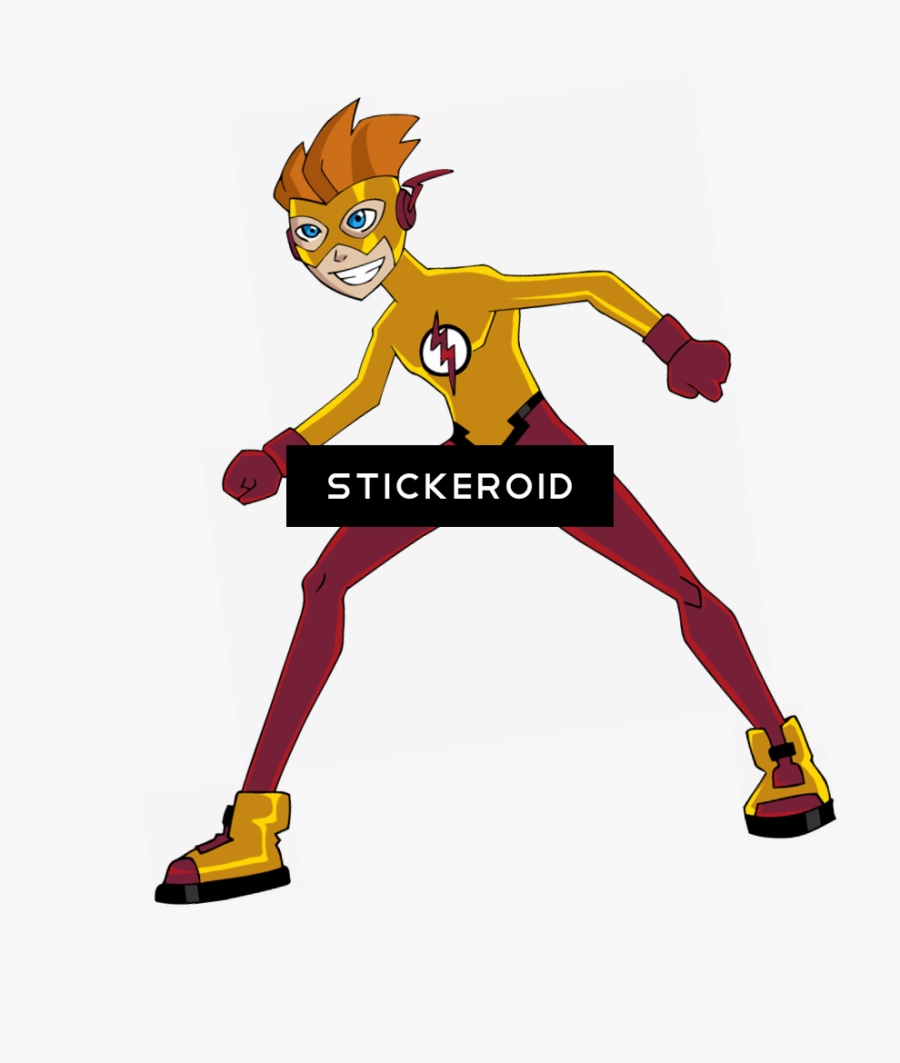 Kid Flash , Png Download - Cartoon Character Transparent Background, Transparent Clipart