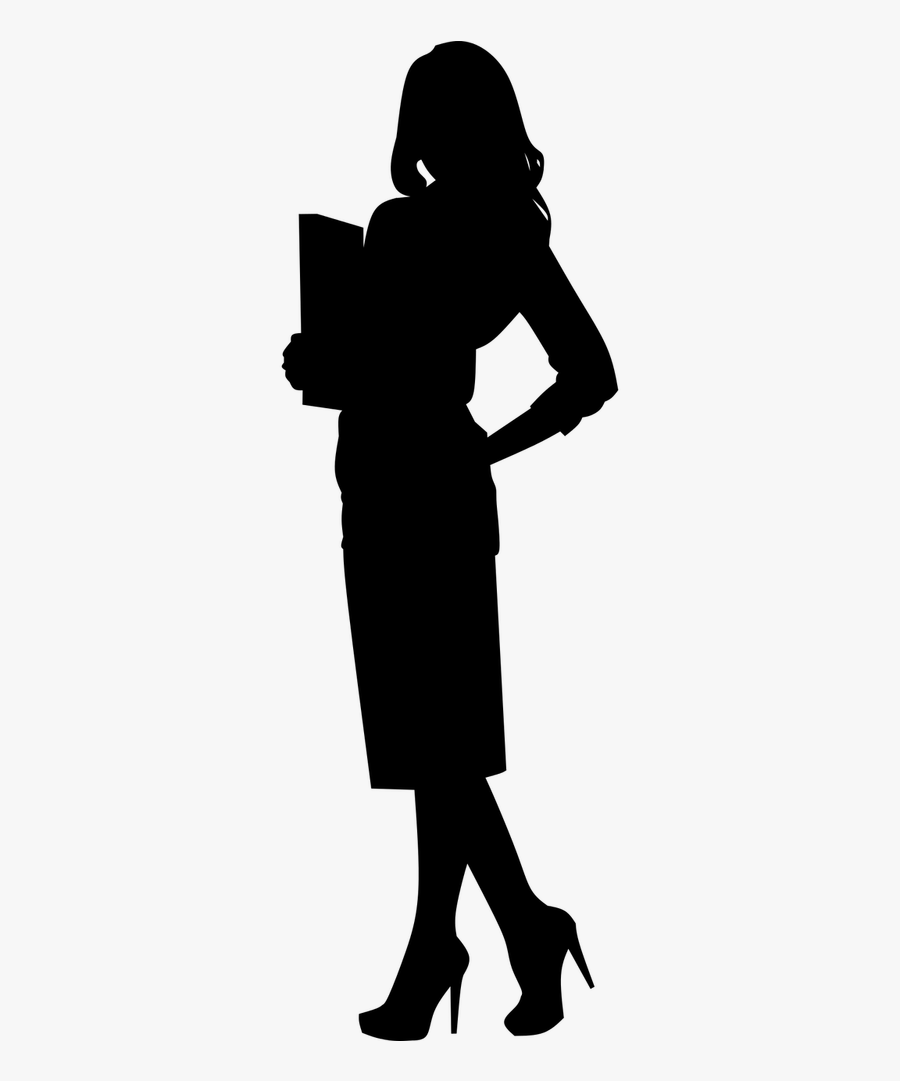 Career Business Woman - Career Woman Professional Woman Silhouette, Transparent Clipart