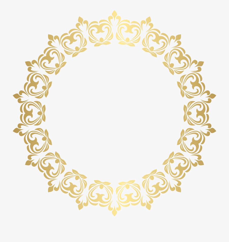 Round Border Frame Transparent Png Clipart Image, Transparent Clipart