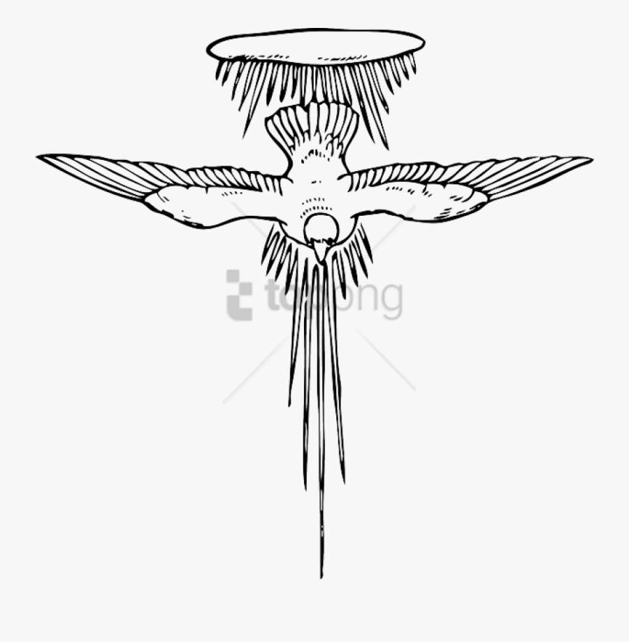 Transparent Sword Of The Spirit Clipart - Dove Holy Spirit Vector, Transparent Clipart