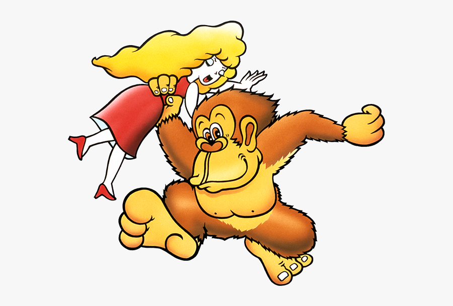 Donkey Kong And Lady Spirit, Transparent Clipart