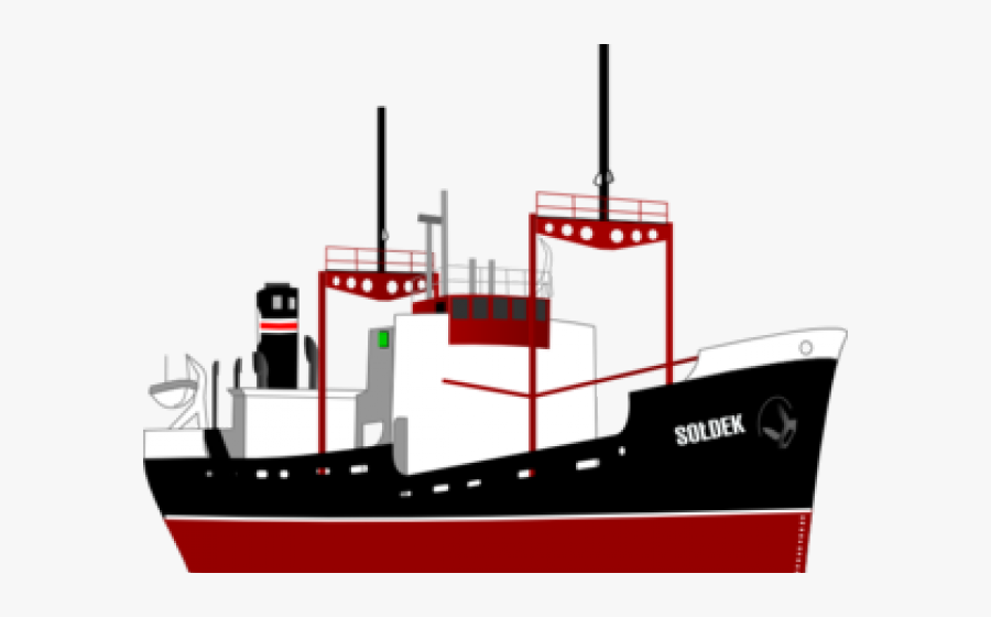 Ship Clipart Steamboat - Cargo Ship Clipart Png, Transparent Clipart