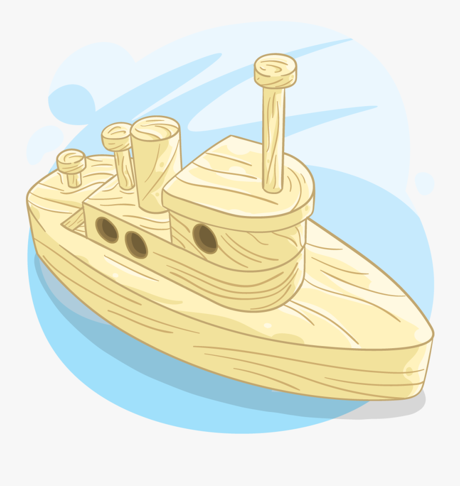 Transparent Wood Boat Png - Illustration, Transparent Clipart