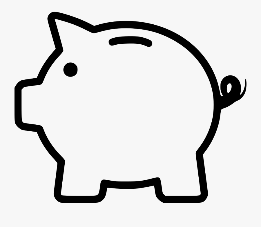 Piggy Bank Comments - Easy Piggy Bank Drawing, Transparent Clipart