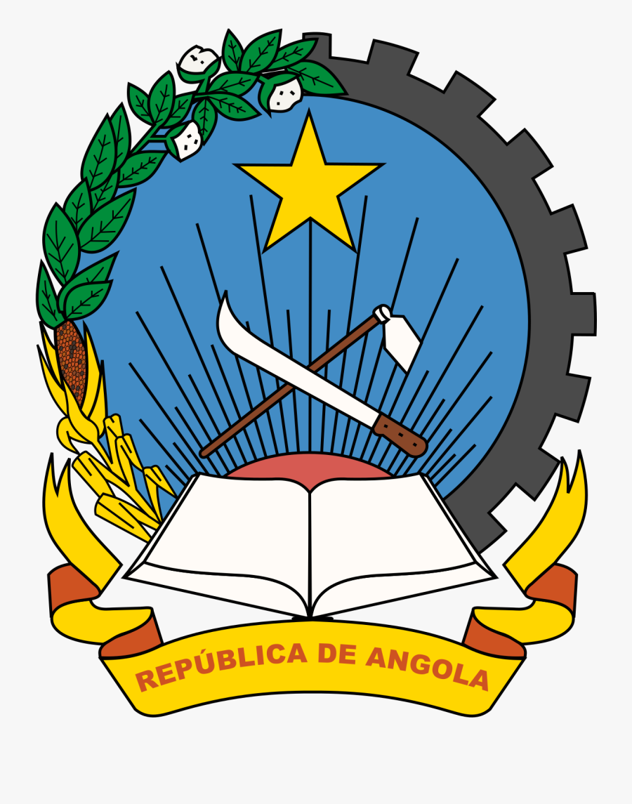 Angola Coat Of Arms, Transparent Clipart