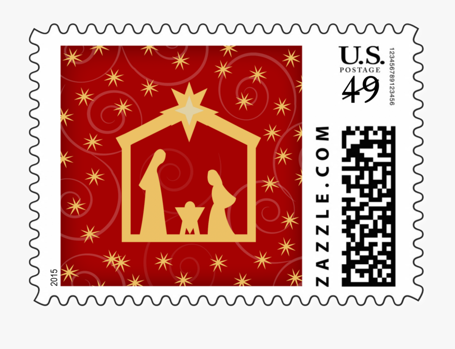 Clip Art Custom Postage Stamps - Christmas Postage Stamps Png, Transparent Clipart