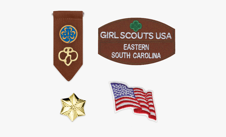 Brownies Girl Scouts Flag Logos, Transparent Clipart