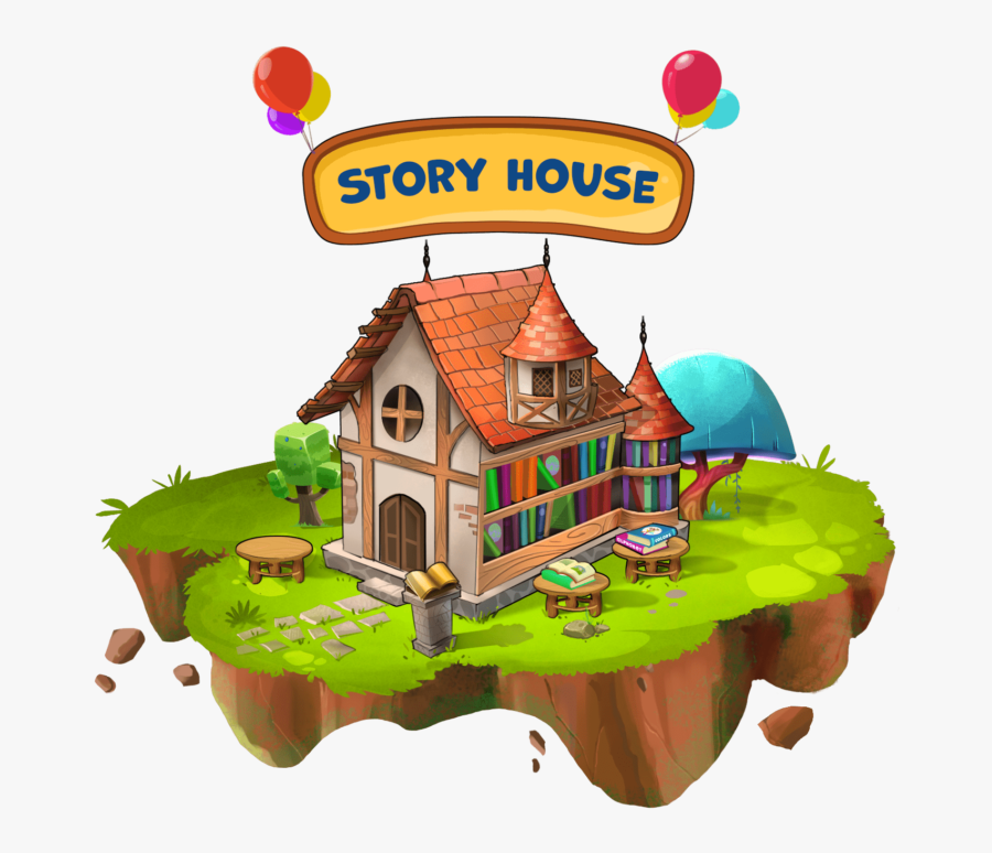 Play School Island Story House - Smart Wall Animation Of Play School, Transparent Clipart
