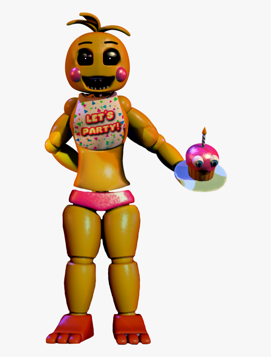Transparent Chica Clipart - Fnaf Toy Chica Png, Transparent Clipart